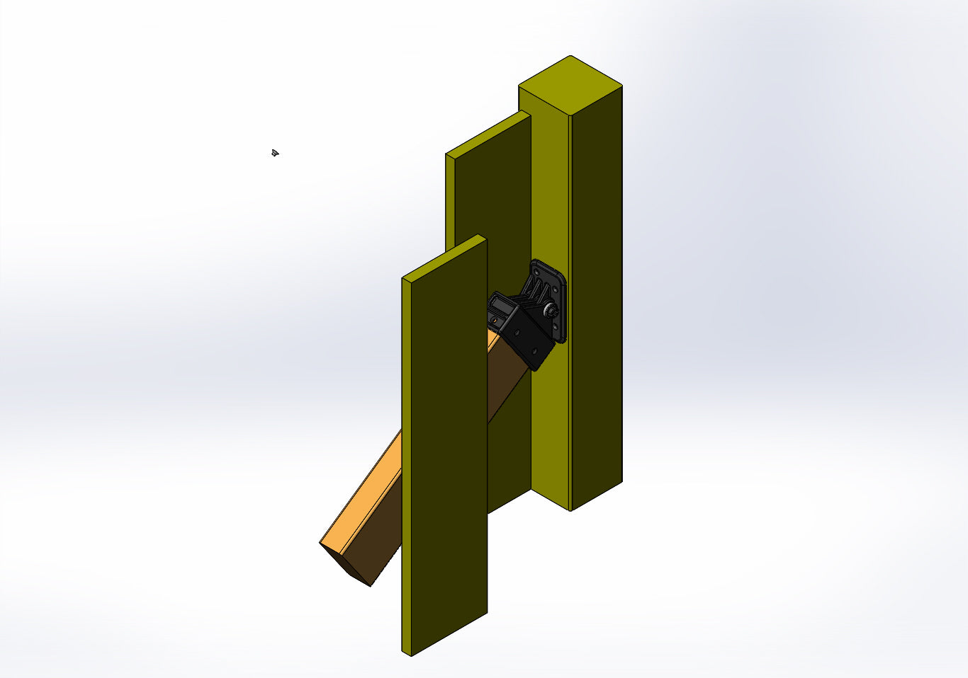 FENCE & DECK RITE Adjustable Fence Brackets, fits Standard 2x4 railings (Actual 1 ½” x 3 ½”) Adjustable up to 35 Degrees. Reinforced Black Polypropylene. 4 Pack